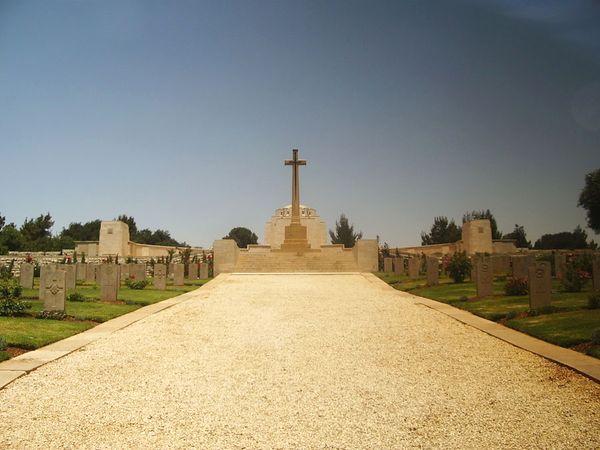 Британское военное кладбище на горе Скопус в Иерусалиме